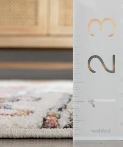 Well Woven Forli Southwestern Aztec Ivory Blue Rug