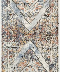 Well Woven Global Salerno Bohemian Vintage Persian Medallion Ivory Blue Rug 18 Well Woven Global Salerno Bohemian Vintage Persian Medallion Ivory Blue Rug