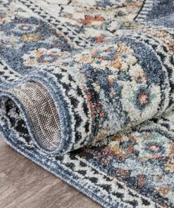 Well Woven Salerno Bohemian Vintage Persian Medallion Blue Rug Global 20 Well Woven Salerno Bohemian Vintage Persian Medallion Blue Rug Global