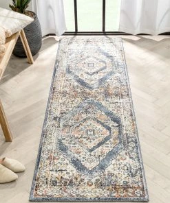 Well Woven Salerno Bohemian Vintage Persian Medallion Blue Rug Global 19 Well Woven Salerno Bohemian Vintage Persian Medallion Blue Rug Global