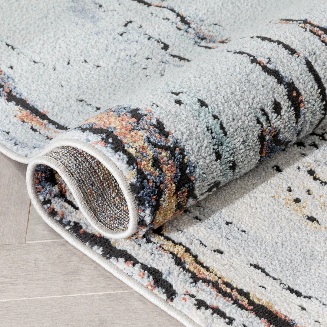 Well Woven Gela Abstract Paintsplash Light Blue Rug 7 Well Woven Gela Abstract Paintsplash Light Blue Rug