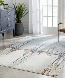 Well Woven Gela Abstract Paintsplash Light Blue Rug 20 Well Woven Gela Abstract Paintsplash Light Blue Rug