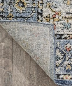 Well Woven Global Messina Vintage Oriental Medallion Blue Rug