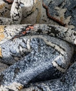 Well Woven Global Messina Vintage Oriental Medallion Blue Rug