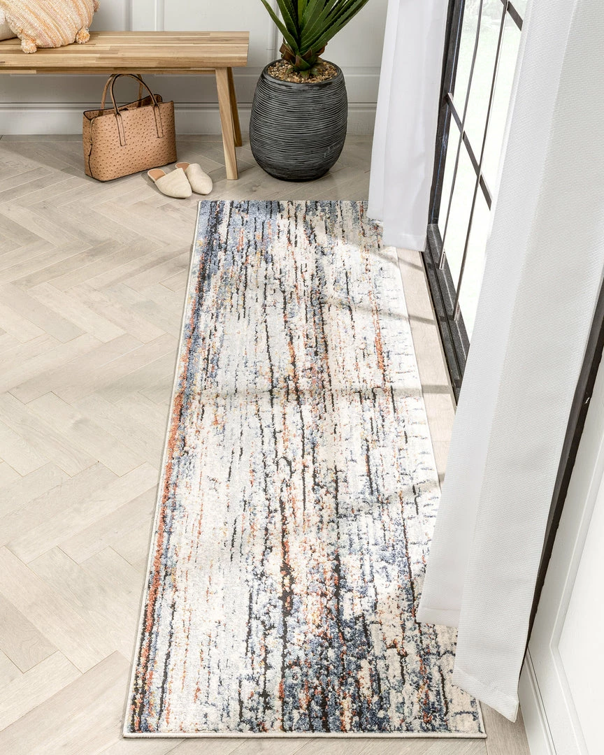 Well Woven Teramo Abstract Pattern Geometric Stripes Blue Rug Vintage 12 Well Woven Teramo Abstract Pattern Geometric Stripes Blue Rug Vintage