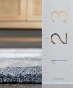 Well Woven Cesena Tribal Moroccan Diamond Blue Rug