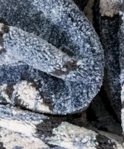 Well Woven Cesena Tribal Moroccan Diamond Blue Rug