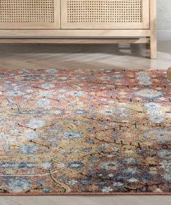 Well Woven Como Vintage Bohemian Oriental Red Rug Global