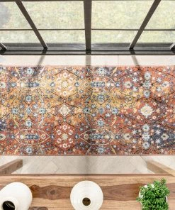 Well Woven Como Vintage Bohemian Oriental Red Rug Global