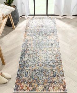 Well Woven Como Vintage Bohemian Oriental Blue Rug Global