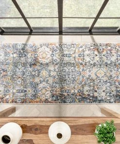 Well Woven Como Vintage Bohemian Oriental Blue Rug Global