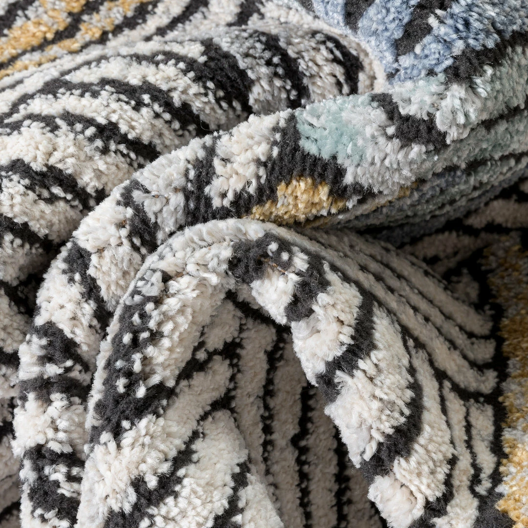 Well Woven Varese Abstract Geometric Stripes Blue Rug Vintage 3 Well Woven Varese Abstract Geometric Stripes Blue Rug Vintage