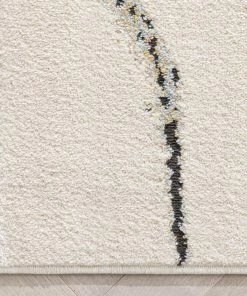 Well Woven Livorno Abstract Paintsplash Ivory Blue Rug