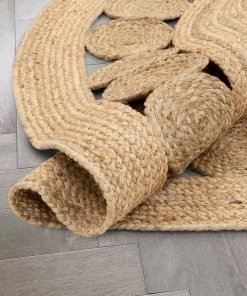 Well Woven Jute + Natural Oleana Farmhouse Jute Rug Hand-Woven Basket Weave Jute Rug Geometric Pattern Natural Color 22 Well Woven Jute + Natural Oleana Farmhouse Jute Rug Hand-Woven Basket Weave Jute Rug Geometric Pattern Natural Color