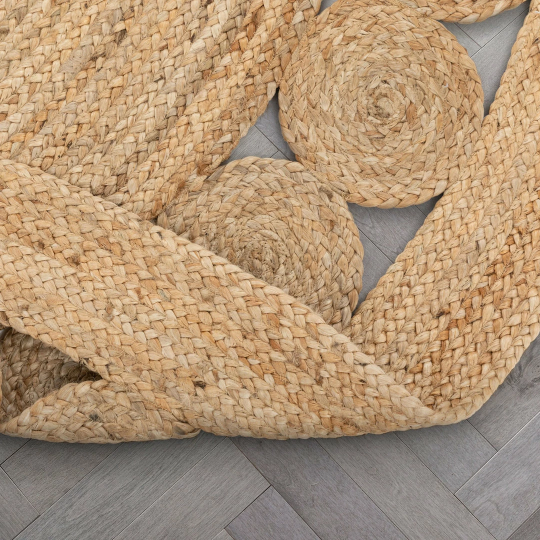 Well Woven Jute + Natural Oleana Farmhouse Jute Rug Hand-Woven Basket Weave Jute Rug Geometric Pattern Natural Color 6 Well Woven Jute + Natural Oleana Farmhouse Jute Rug Hand-Woven Basket Weave Jute Rug Geometric Pattern Natural Color