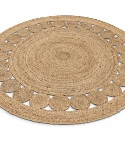 Well Woven Jute + Natural Oleana Farmhouse Jute Rug Hand-Woven Basket Weave Jute Rug Geometric Pattern Natural Color 21 Well Woven Jute + Natural Oleana Farmhouse Jute Rug Hand-Woven Basket Weave Jute Rug Geometric Pattern Natural Color