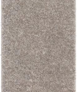 Well Woven Emerson Modern Solid Taupe Textured Shag Rug