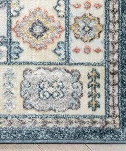 Well Woven Aryn Vintage Tribal Medallion Floral Blue Rug Global