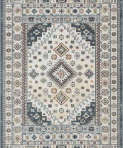 Well Woven Aryn Vintage Tribal Medallion Floral Blue Rug Global