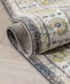 Well Woven Aryn Vintage Tribal Medallion Floral Green Rug Global