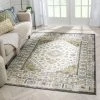 Well Woven Aryn Vintage Tribal Medallion Floral Green Rug Global