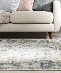 Well Woven Corinne Vintage Bohemian Oriental Ivory Rug Global