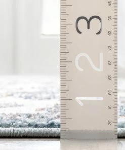 Well Woven Atlas Vintage Bohemian Oriental Floral Blue Rug