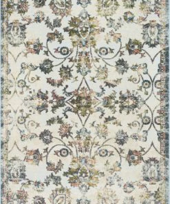 Well Woven Atlas Vintage Bohemian Oriental Floral Blue Rug