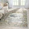Well Woven Novalie Vintage Patchwork Botanical Border Ivory Rug