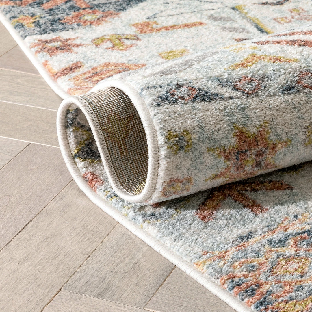 Well Woven Elizabeth Global Vintage Patchwork Pattern Ivory Rug 6 Well Woven Elizabeth Global Vintage Patchwork Pattern Ivory Rug