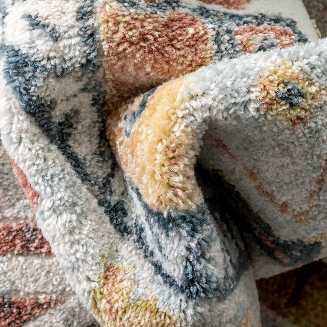 Well Woven Elizabeth Global Vintage Patchwork Pattern Ivory Rug 3 Well Woven Elizabeth Global Vintage Patchwork Pattern Ivory Rug