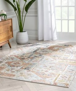 Well Woven Elizabeth Global Vintage Patchwork Pattern Ivory Rug 16 Well Woven Elizabeth Global Vintage Patchwork Pattern Ivory Rug