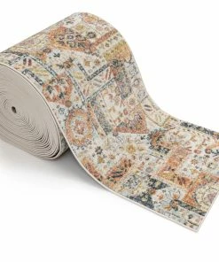 Well Woven Adilah Custom Size Runner Vintage Tribal Pattern Ivory Multi 27 Inch Width X Choose Your Length Hallway Runner Rug