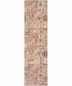 Well Woven Elizabeth Global Vintage Patchwork Pattern Blush Pink Rug 25 Well Woven Elizabeth Global Vintage Patchwork Pattern Blush Pink Rug