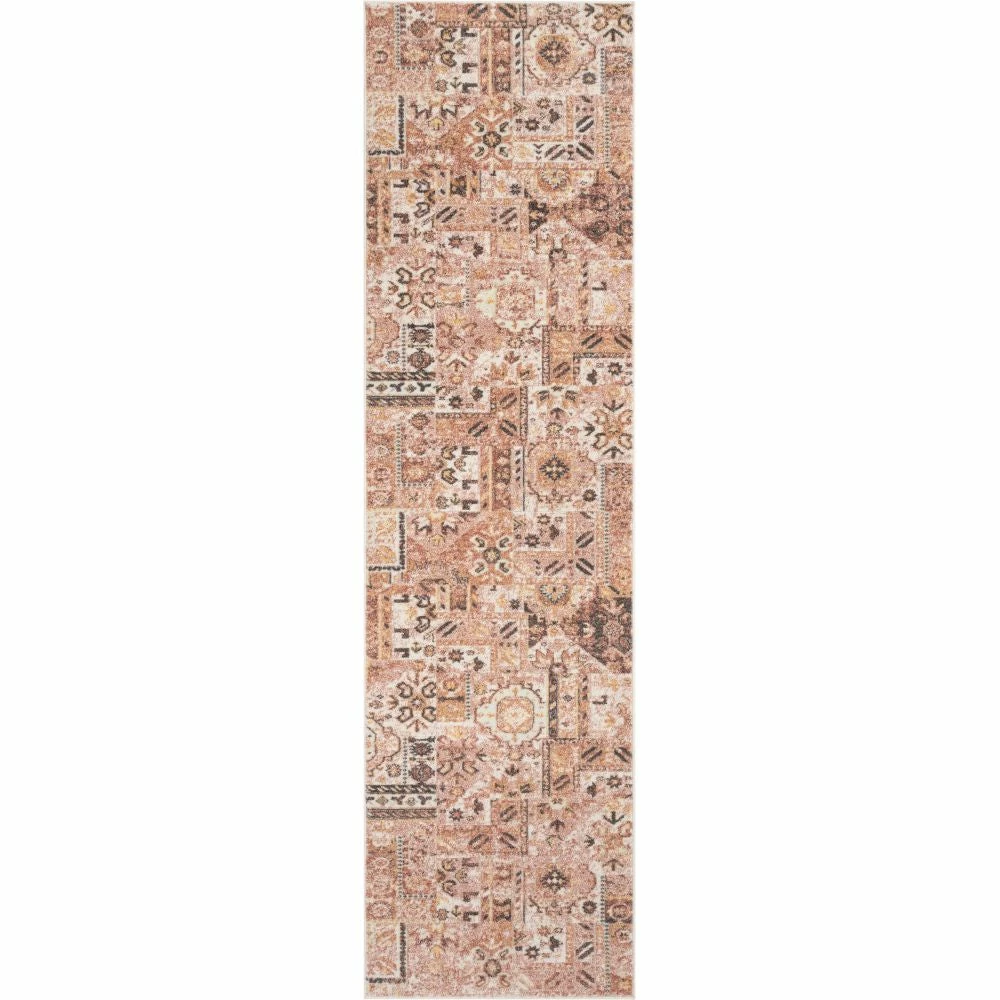 Well Woven Elizabeth Global Vintage Patchwork Pattern Blush Pink Rug 13 Well Woven Elizabeth Global Vintage Patchwork Pattern Blush Pink Rug