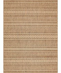 Well Woven Global Arwen Tribal Indoor/Outdoor Brown Textured Rug