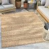 Well Woven Global Arwen Tribal Indoor/Outdoor Brown Textured Rug