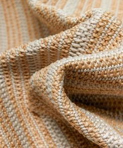 Well Woven Frankie Modern Stripes Indoor/Outdoor Beige Textured Rug