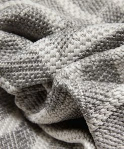 Well Woven Global Ludo Lattice Trellis Indoor/Outdoor Grey Textured Rug