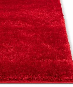 Well Woven Liza Red Plush Shag Rug 7 Well Woven Liza Red Plush Shag Rug