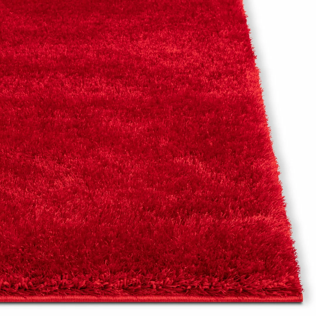 Well Woven Liza Red Plush Shag Rug 3 Well Woven Liza Red Plush Shag Rug
