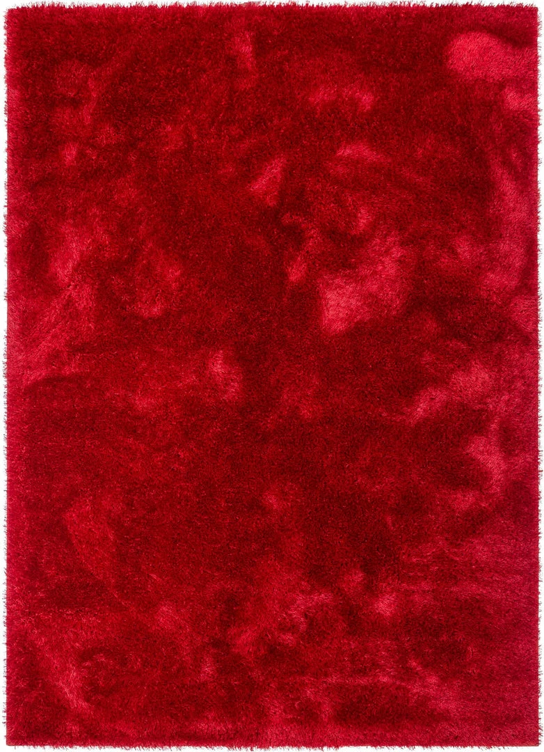 Well Woven Liza Red Plush Shag Rug 1 Well Woven Liza Red Plush Shag Rug