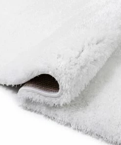 Well Woven Liza White Plush Shag Rug