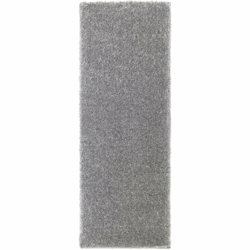 Well Woven Liza Silver Plush Shag Rug 10 Well Woven Liza Silver Plush Shag Rug