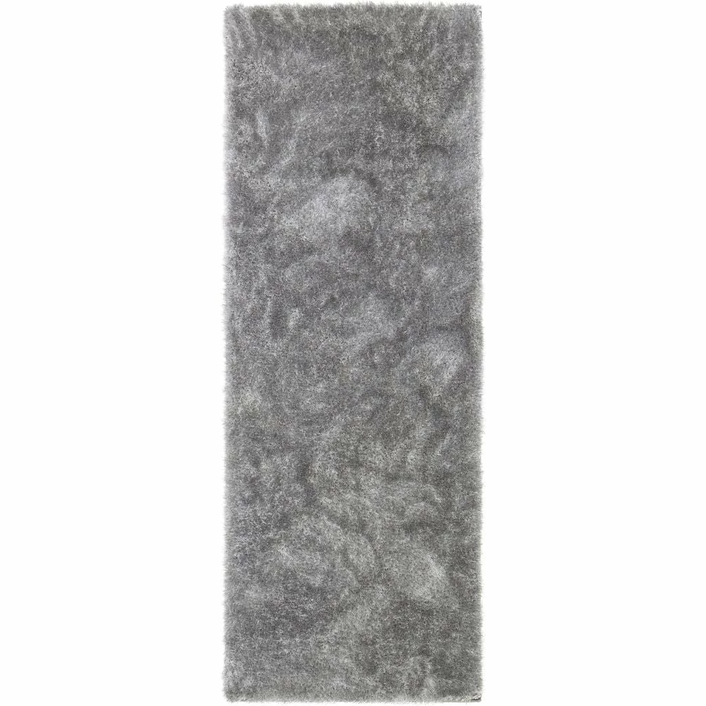Well Woven Liza Silver Plush Shag Rug 5 Well Woven Liza Silver Plush Shag Rug
