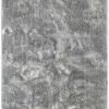 Well Woven Liza Silver Plush Shag Rug
