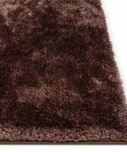 Well Woven Liza Taupe Brown Plush Shag Rug
