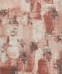 Well Woven Mandala Red Modern Rug 3'3" X 5'