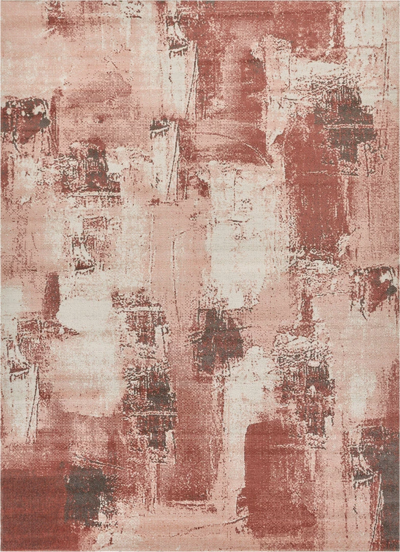 Well Woven Mandala Red Modern Rug 3'3" X 5' 1 Well Woven Mandala Red Modern Rug 3'3" X 5'