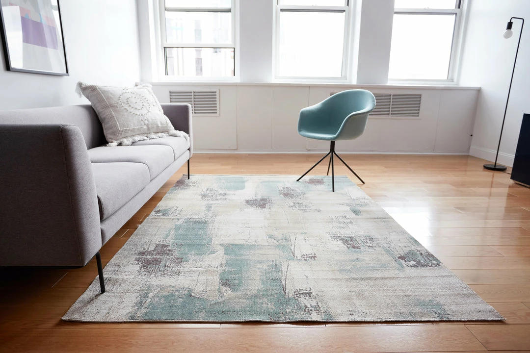 Well Woven Mandala Blue Modern Rug 4 Well Woven Mandala Blue Modern Rug